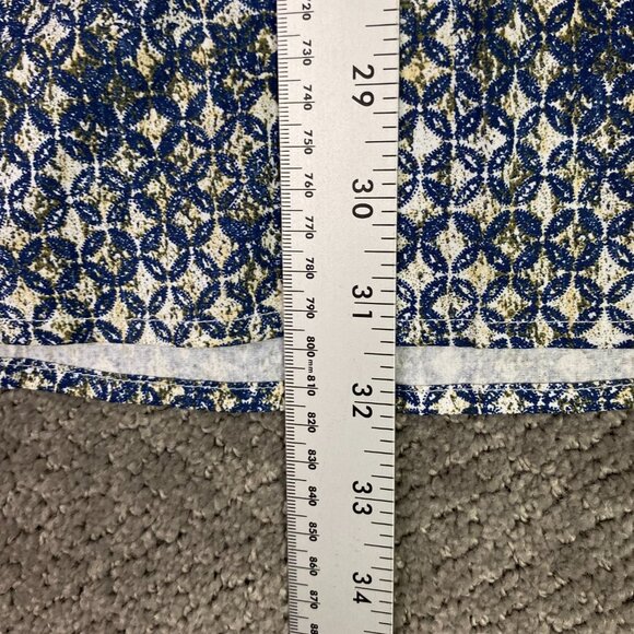 Robert Graham Shirt Men's XL Classic Fit Blue Brown White Button Down Geometric - Picture 11 of 14